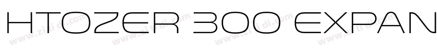 htozer 300 Expanded字体转换